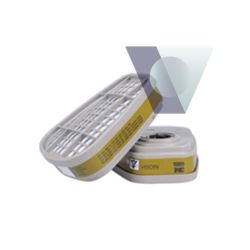 CARTUCHO MULTIGASES Y VAPORES 6006 P C/2 - SEG021
